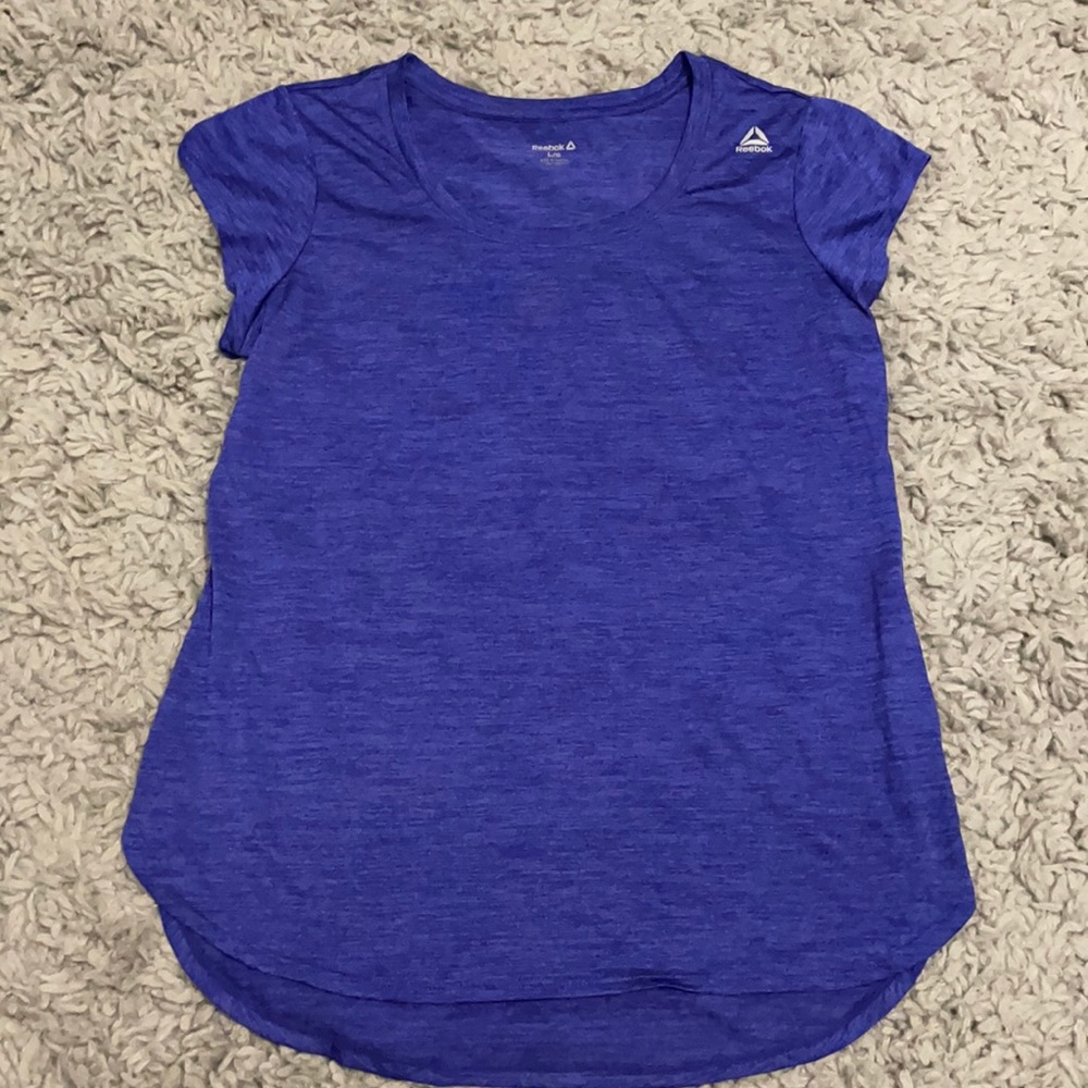 Reebok heathered purple tee